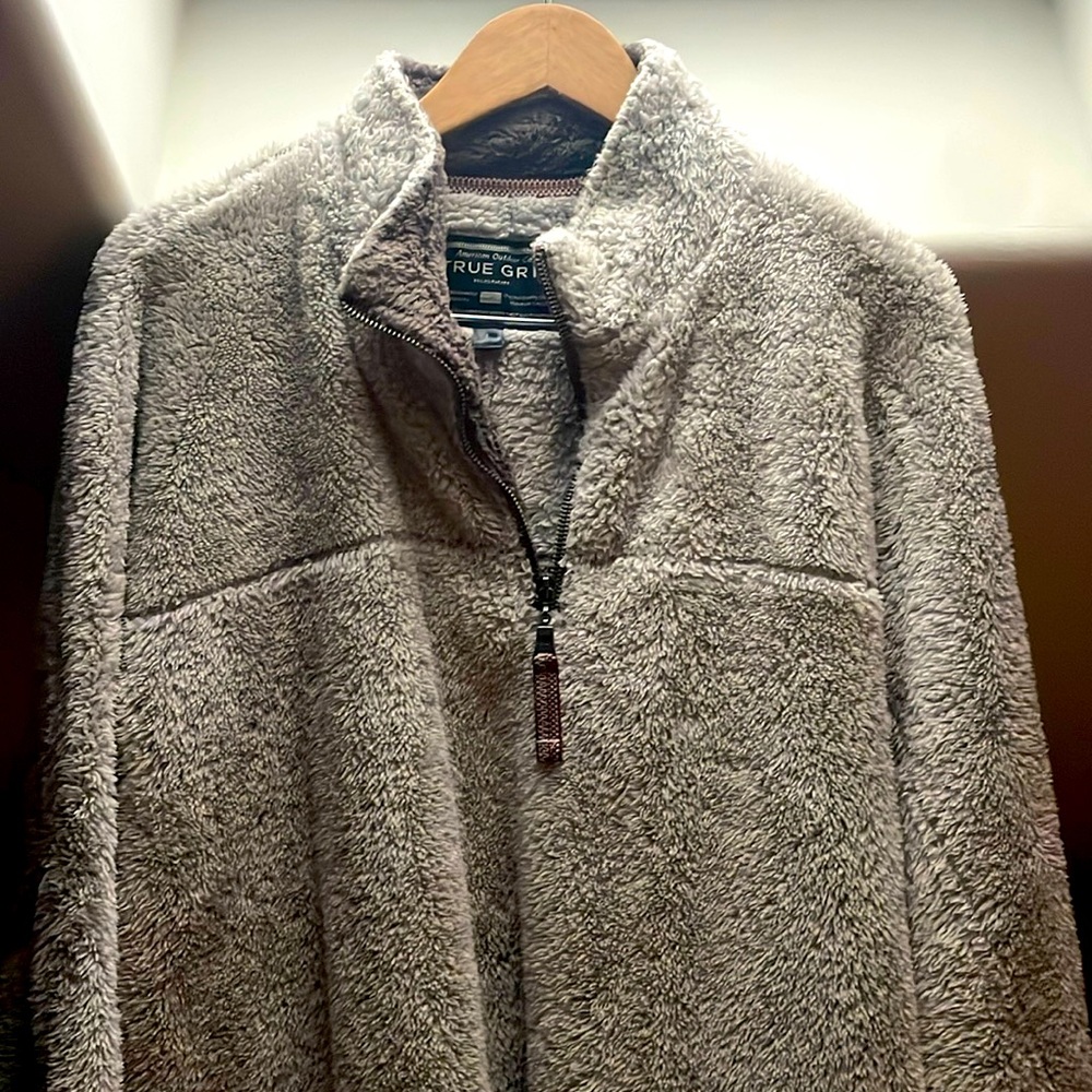 PLUSH TRUE GRIT Cream Colored Jacket